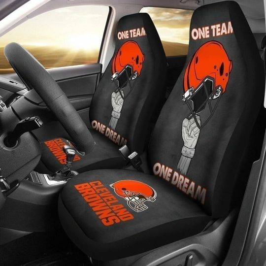 Discover Cleveland Browns Football Car Seat Cover