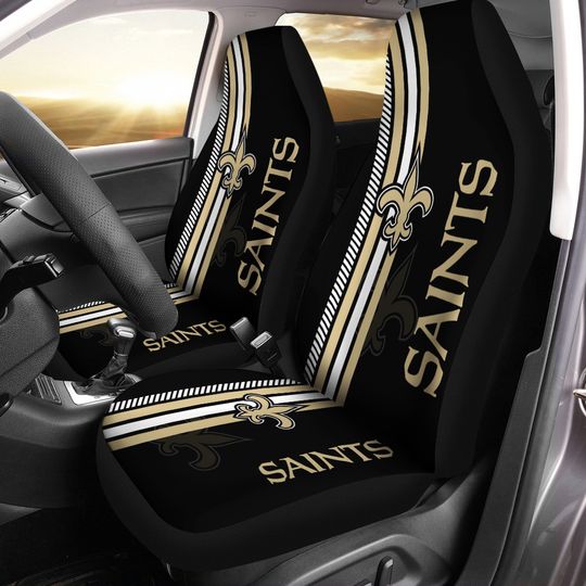 Discover football New Orleans Saints Car Seat Covers