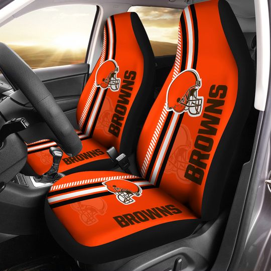 Discover football Cleveland Browns Car Seat Covers