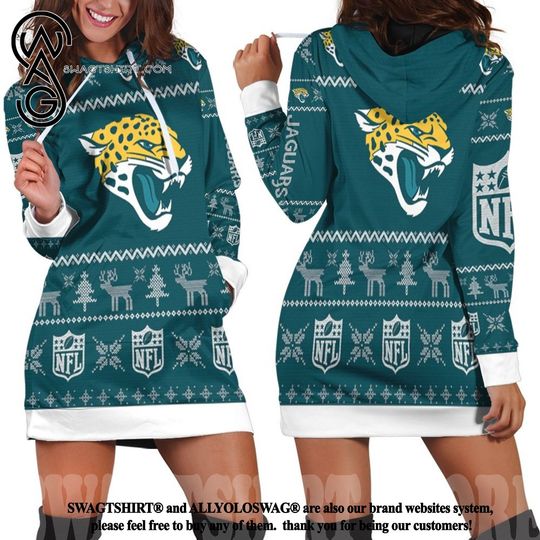Discover football Jacksonville Jaguars Holiday Women Hoodie Dress