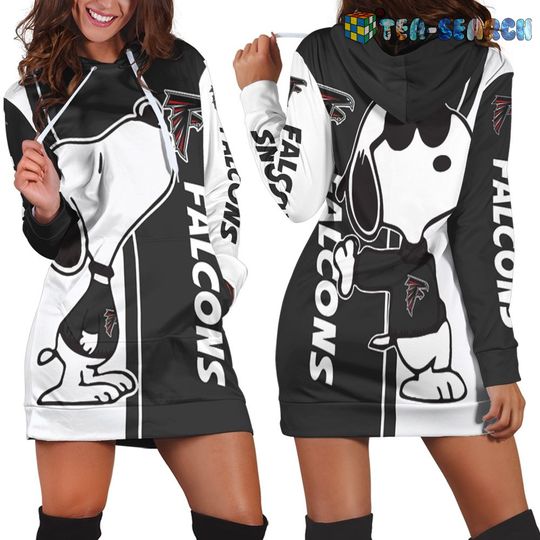 Discover football Atlanta Falcons Snoopy Lover Women Hoodie Dress