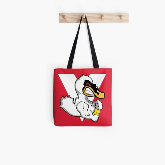 Discover AFL Sydney Swans Red Mascot Tote Bag