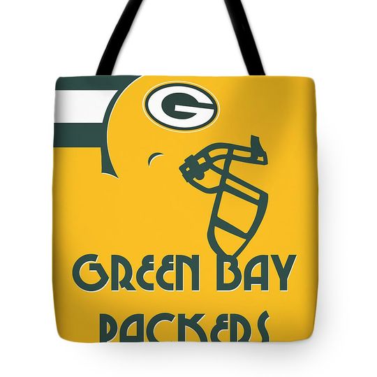 Discover football Green Bay Packers Team Vintage Tote Bag
