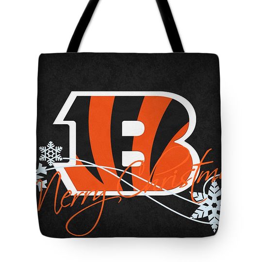 Discover Cincinnati Bengals Merry Christmas Tote Bag