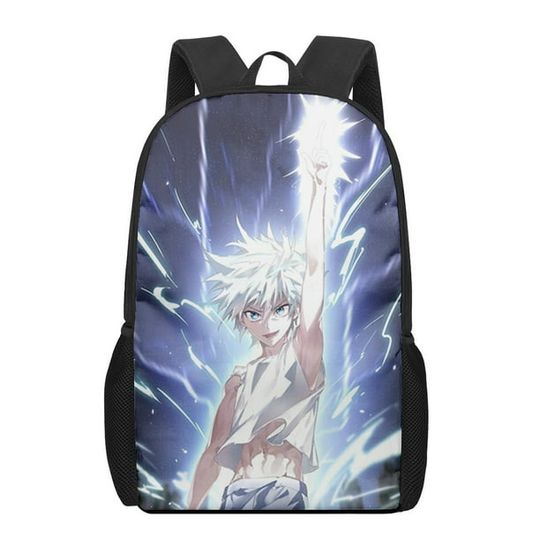 Discover xHunter Killua Zoldyck Godspeed Season 2 Backpack for Students