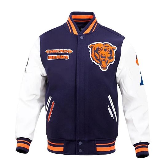 Discover Men's Chicago Team Bears Baseball Jacket