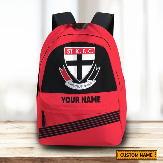 Discover AFL St Kilda Saints Custom Name Gift For Fans Backpack