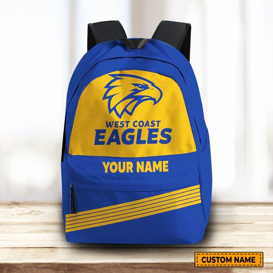 Discover West Coast Eagles Custom Name Backpack for Fans