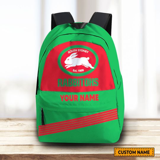 Discover South Sydney Rabbitohs Custom Name Backpack