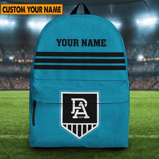 Discover AFL Port Adelaide Custom Name New Edition Backpack