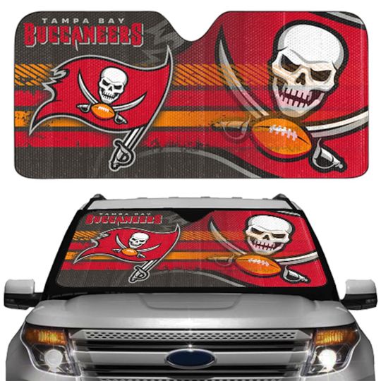 Discover football Tampa Bay Buccaneers Universal Car Sunshade