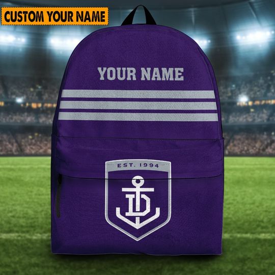Discover AFL Fremantle Dockers Custom Name New Edition Backpack