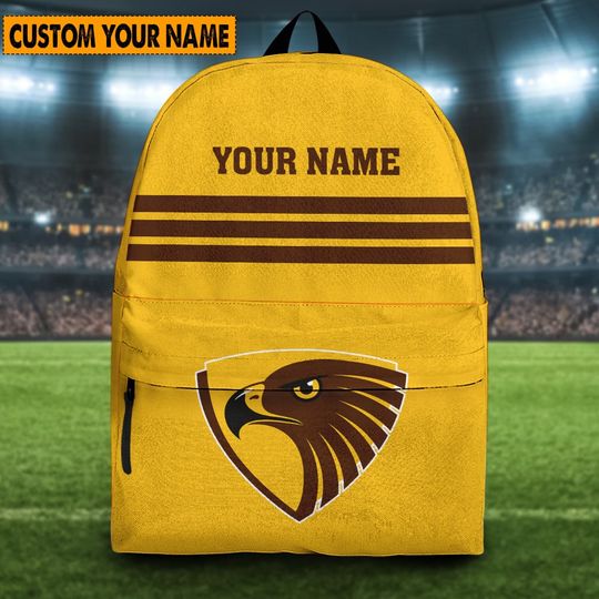 AFL Hawthorn Hawks Custom Name New Edition Backpack