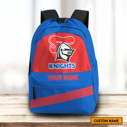 Discover NRL Newcastle Knights Custom Name Gift For Fans Backpack