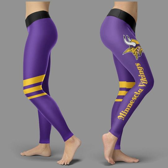 football Minnesota Vikings Leggings , Mother's Day Gift, Gift For Women