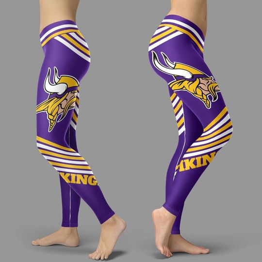 Discover football Minnesota Vikings Leggings V2