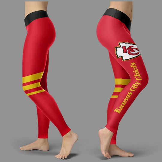 Discover football Kansas City Chiefs Leggings V3