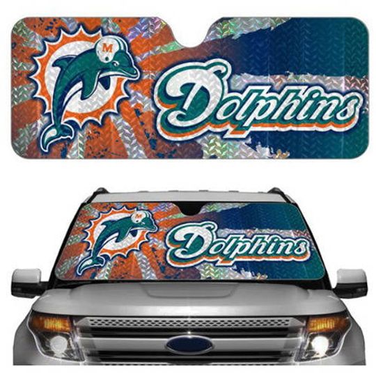 Discover football Miami Dolphins Special Design Car Sunshade
