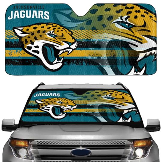 football Jacksonville Jaguars Universal Car Sunshade
