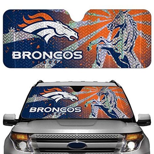 Discover football Denver Broncos Limited Car Sunshade