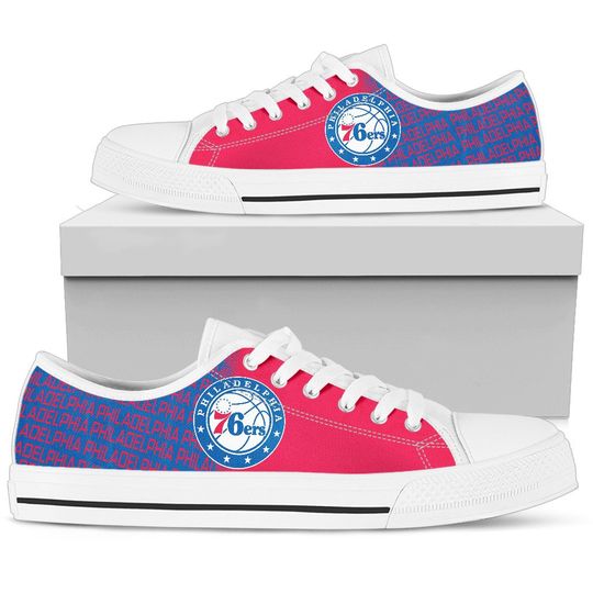 Discover NBA Philadelphia 76ers Women's Low Top Sneakers
