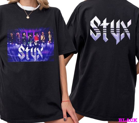 Discover Styxs Tour T-Shirt, 2026 US Tour Tee, Music Band Shirt
