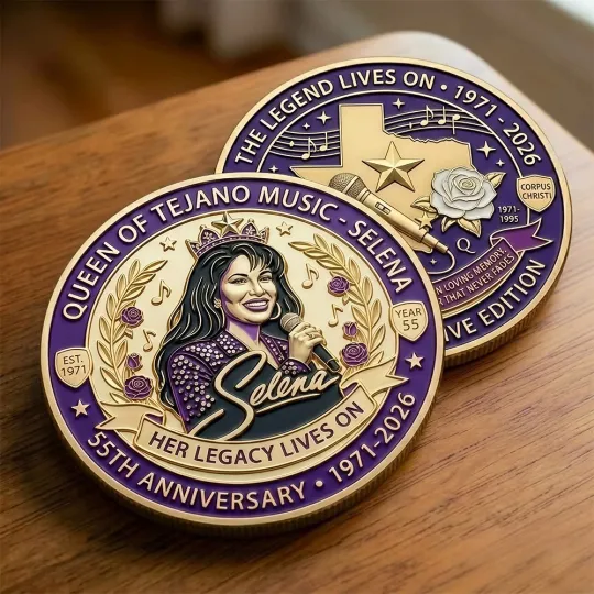 Discover Edition Selena Quintanilla 55Th Anniversary Commemorative Coin 2026