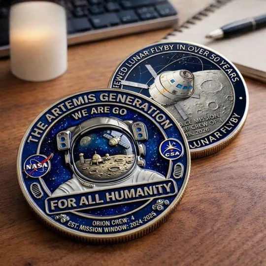 Discover NASA Artemis Lunar Flyby 2026 Coin