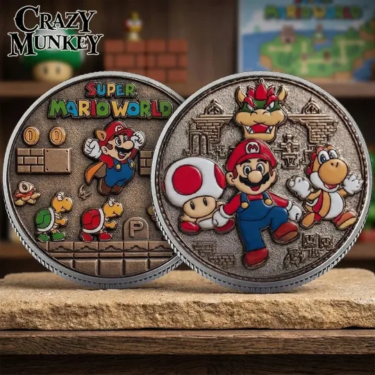 Discover Super Marios World Friends 40th Anniversary Video Game 2026 Commemorative Coin