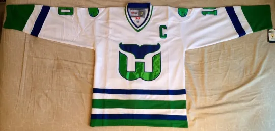 Discover 1986 Ron Francis Hartford Whalers Classic Home White Jersey