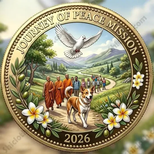 Discover 2026 Journey of Peace Mission Commemorative Coin