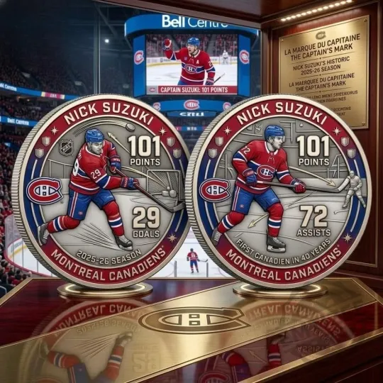 Discover Nick Suzuki 101 Points Commemorative Coin