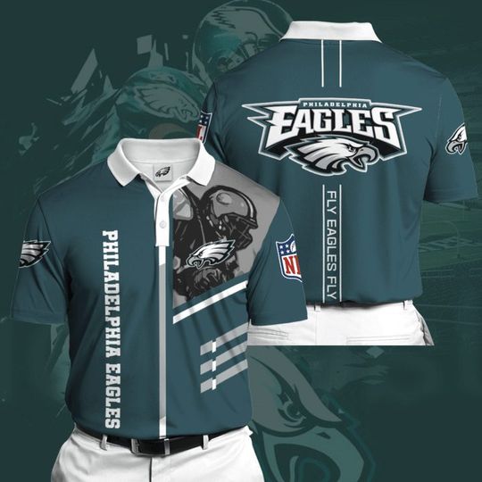 Discover football Philadelphia Eagles Green Special Polo Shirt