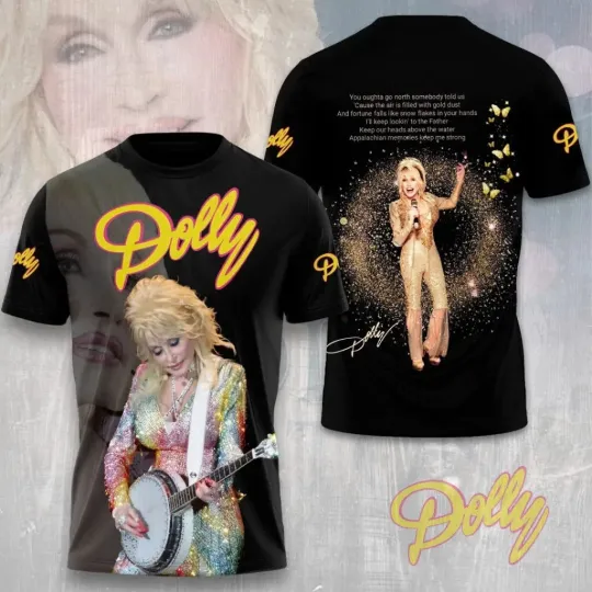 Discover Dolly Parton 3D Apparel Shirt AOP Unisex Fan Gift Style1