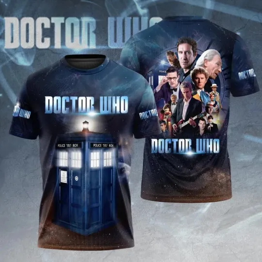 Discover Doctor Who 3D Apparel Shirt AOP Unisex Fan Gift S-5XL Style2
