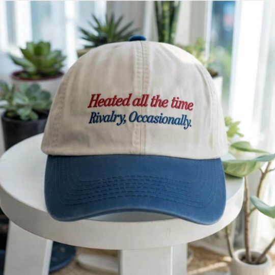 Embroidered Heated all the time. Rivalry, Occasionally Hat, Ice Hockey Romance Cap