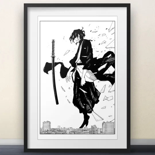 Kagurabachi Akemura Soga Poster - Shonen Jump Manga - Premium Matte Vertical