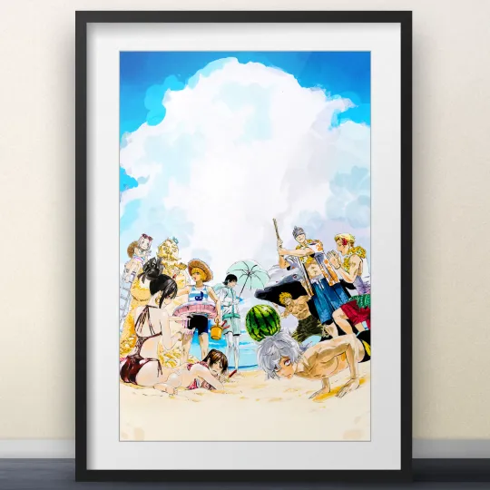 Discover Hell's Paradise Jigokuraku Summer Color Poster