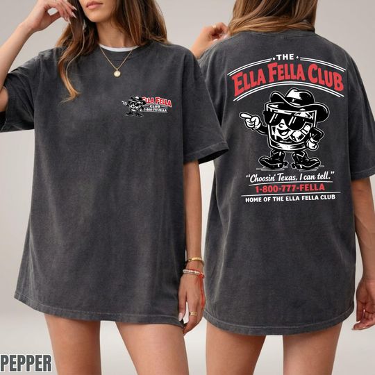 Discover The Ella Fella Club Retro T-Shirt