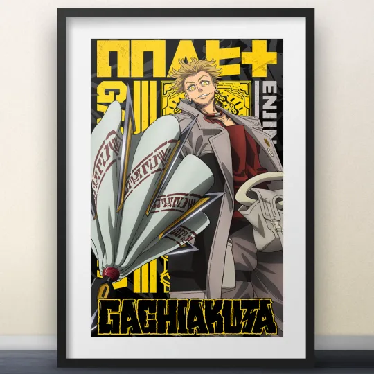 Discover Gachiakuta Enjin Anime Key Visual Poster – 11x17" Anime funko manga Shonen Jump