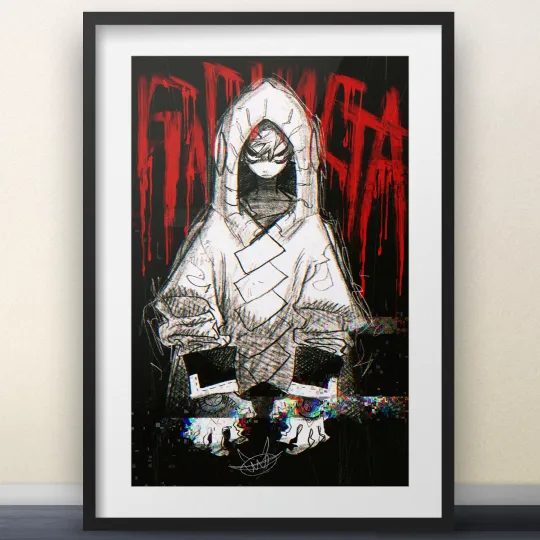 Rudo Surebrec Sketch Art Poster by Urana Kei " Gachiakuta Anime Manga