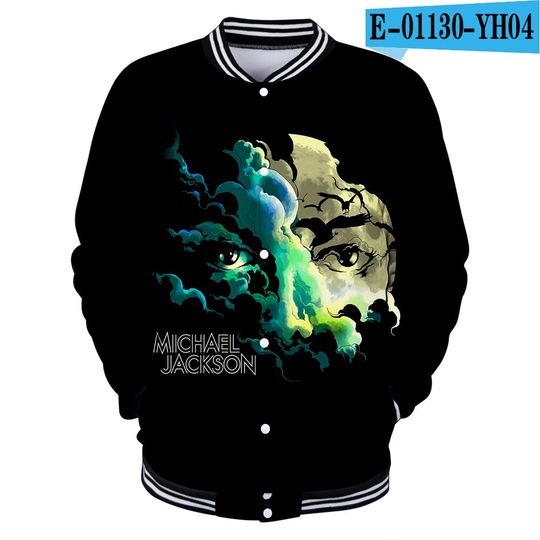 Discover Michael Jacksons Black Baseball Jacket V2