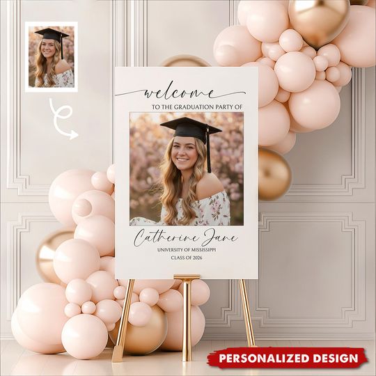 Personalized Graduation Welcome Sign 2026-Graduation Gift