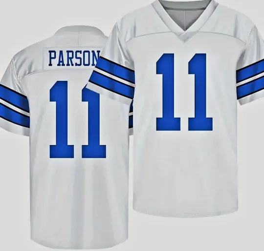 Micah Parsons #11 Dallas Cowboys White Custom Jersey