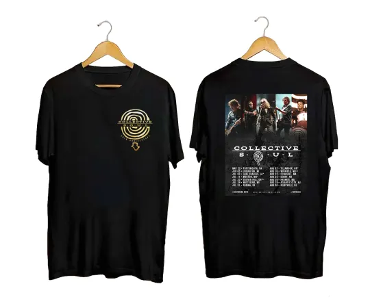 Discover Collective Soul 30th Anniversary Tour 2026 Dates T-Shirt Band Tee