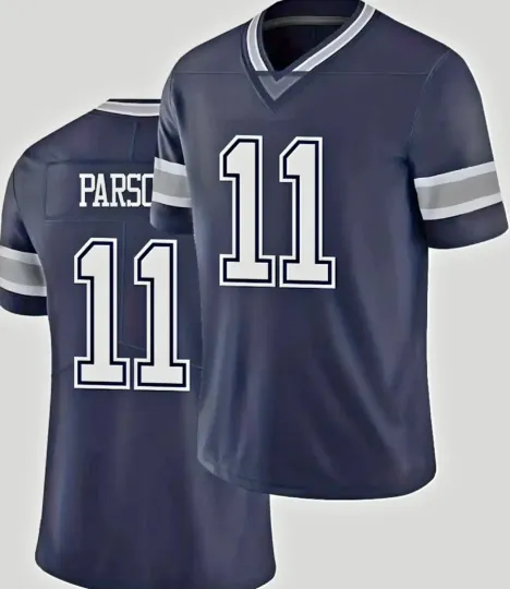 Micah Parsons #11 Dallas Cowboys Dark Blue Custom Jersey