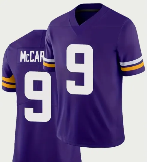 J.J. McCarthy #9 Purple Custom Jersey