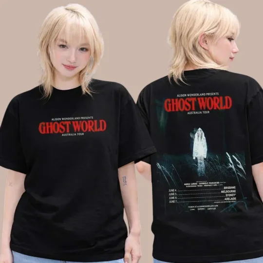 Discover Alison Wonderland Ghost World Australia Tour 2026 Schedule T-Shirt Fan Gift