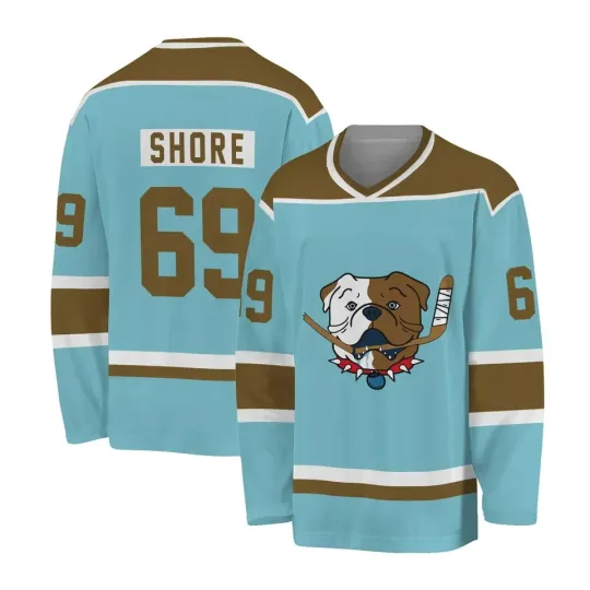 Discover Shoresy 69 Sudbury Blueberry Bulldogs Adult Fan Hockey Jerseys