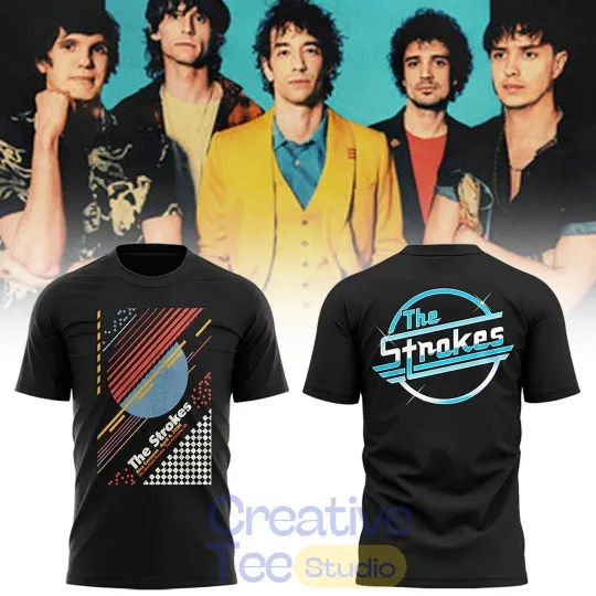 The Strokes Band On New Tour 2026 S to 5XL 3D Shirt All Over Print CO_936